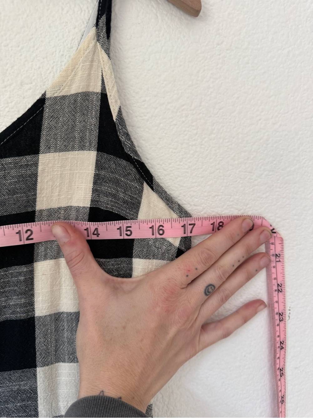 If By Sea (Anthropologie) - Gingham tie-waist jumpsuit -Sz Small- w/small Flaw - Picture 6 of 16